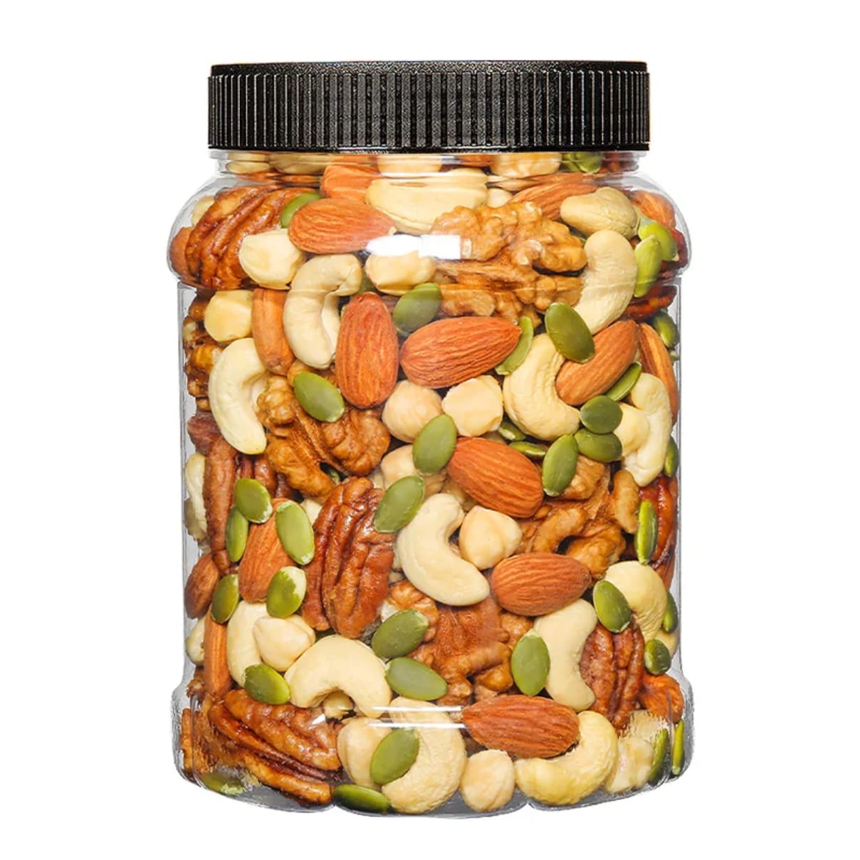 Healthy Energy Mixed nuts: A Nutrient-Dense Blend of Roasted Nuts and Pumpkin Seeds.