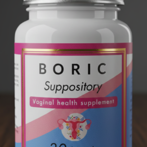 Natural Boric Acid Suppositories for Optimal Vaginal pH balance, odor control, freshness, vaginal health)