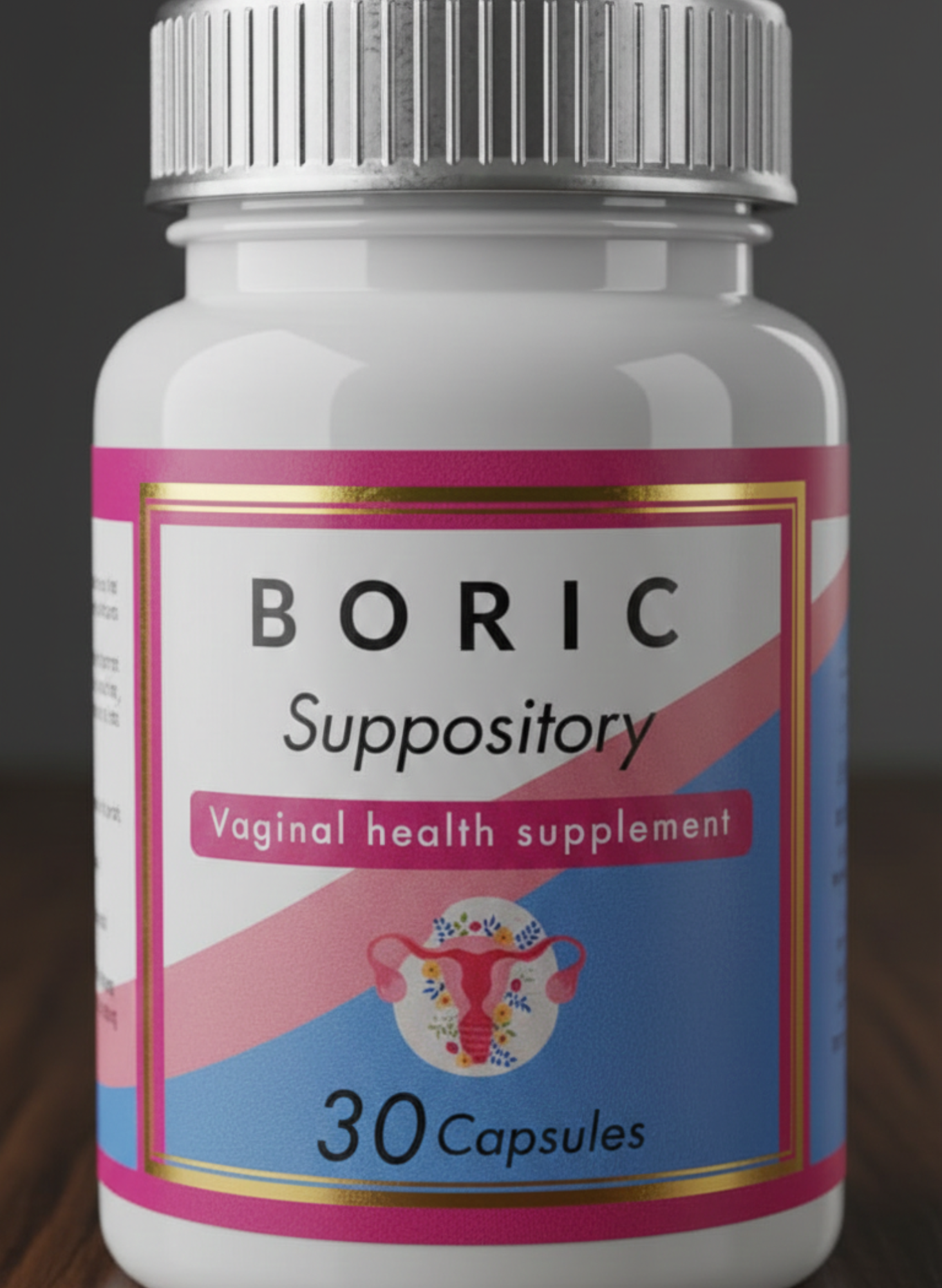 Natural Boric Acid Suppositories for Optimal Vaginal pH balance, odor control, freshness, vaginal health)